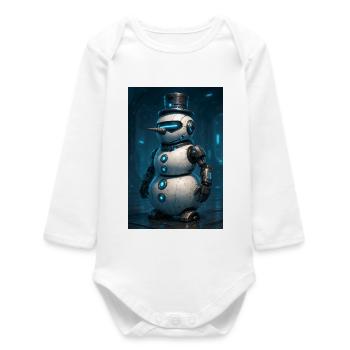RockyZoo21 - Baby Organic Long-Sleeved Bodysuit - white - Front