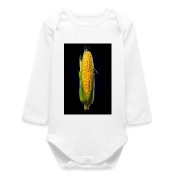 Récolte du Grain d’Or - Body bébé manches longues biologique - blanc - Devant