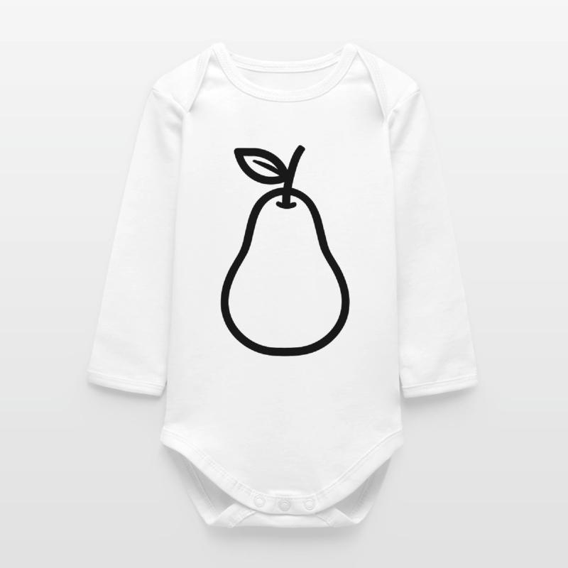 Birne Baby Organic Langarmbody