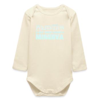 Nom de femme Mi - Body bébé manches longues biologique - écru doux - Devant
