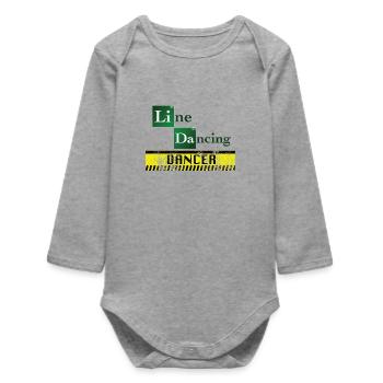 Breaking_Bad - Baby Organic Langarmbody - Grau meliert - Vorne