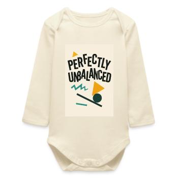 perfectly unbalanced - Baby Organic Long-Sleeved Bodysuit - soft Ecru - Front
