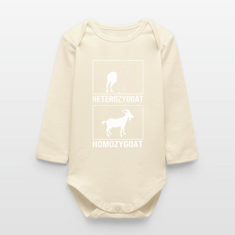 Molecule Structural Formula Baby Organic Long-Sleeved Bodysuit