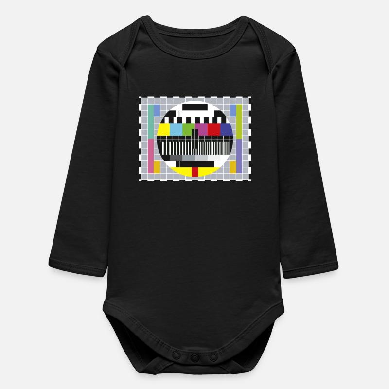 Test-Bild - Baby Organic Langarmbody - Schwarz