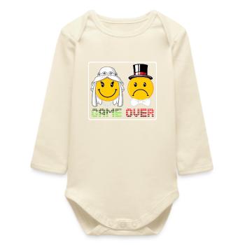 Game over - Body bébé manches longues biologique - écru doux - Devant