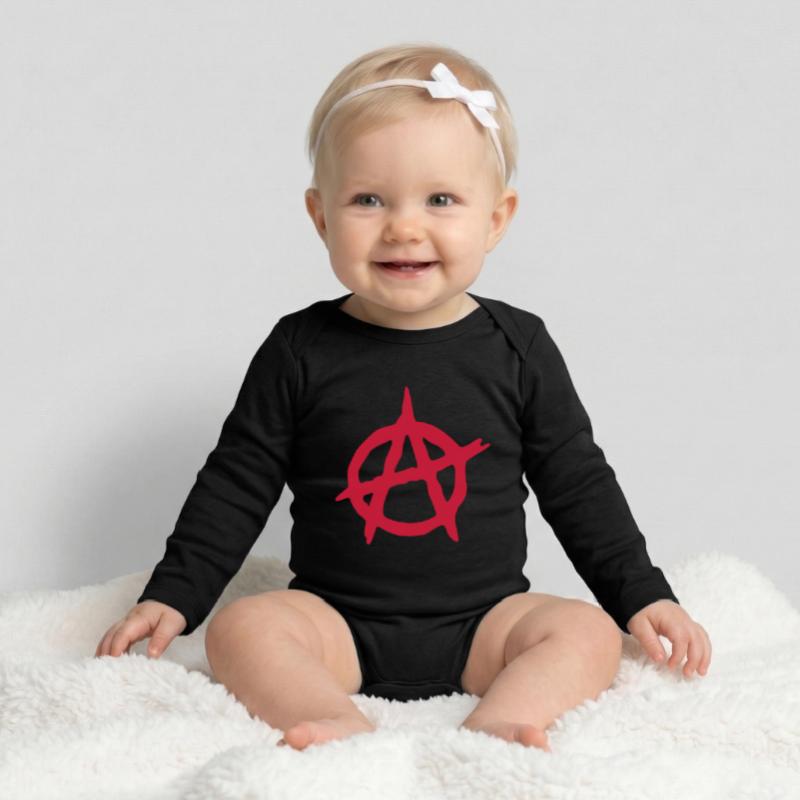 anarchy Baby Organic Long-Sleeved Bodysuit