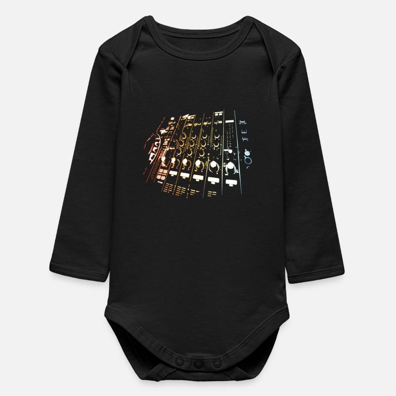 DJ - Baby Organic Langarmbody - Schwarz