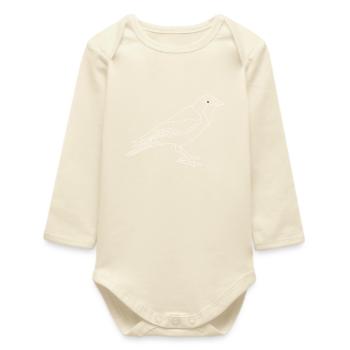 Dohle lineart - Baby Organic Langarmbody - Natur - Vorne