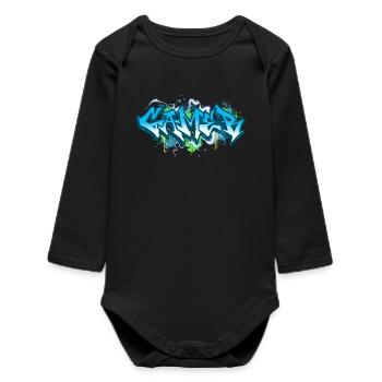 Gamer - Body bébé manches longues biologique - noir - Devant