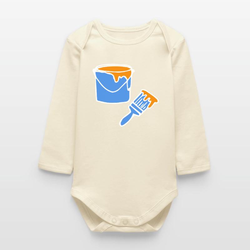 Painter Painter Painter Baby Organic Long-Sleeved Bodysuit