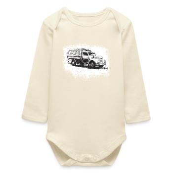 Framo Barkas V 901/2 - Body bébé manches longues biologique - écru doux - Devant
