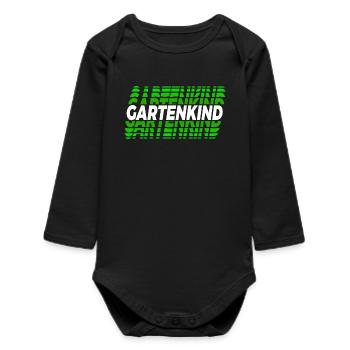 Garden Child Design - Baby Organic Long-Sleeved Bodysuit - black - Front