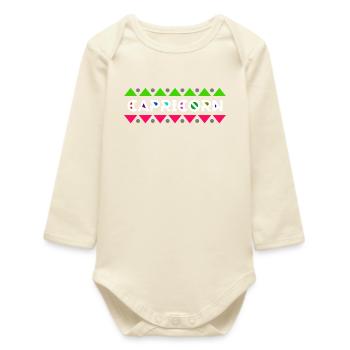 Astronomy Superstition Star interpretation Capricorn - Baby Organic Long-Sleeved Bodysuit - soft Ecru - Front