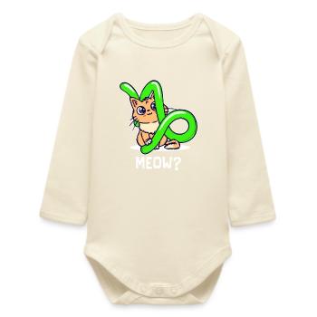 Astronomy Statement Capricorn Esoteric Superstition - Baby Organic Long-Sleeved Bodysuit - soft Ecru - Front