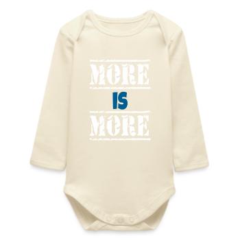 The Maximalist - Baby Organic Long-Sleeved Bodysuit - soft Ecru - Front