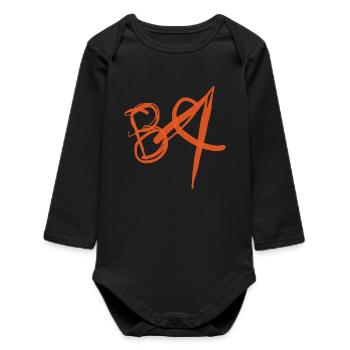 Gift idea for the Bachelor of Arts degree - Baby Organic Long-Sleeved Bodysuit - black - Front