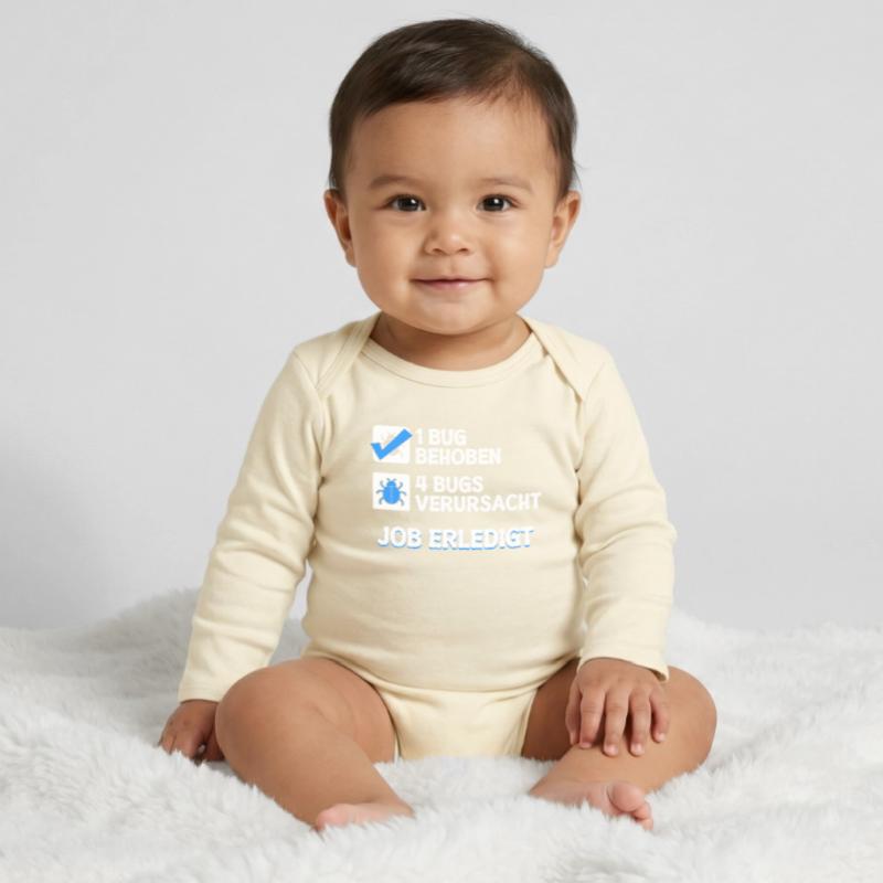 Développeur Coden skripting bugs debug correction de bugs Body bébé manches longues biologique