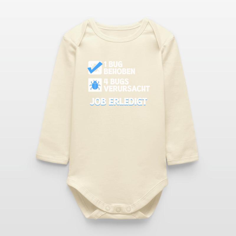 Développeur Coden skripting bugs debug correction de bugs Body bébé manches longues biologique