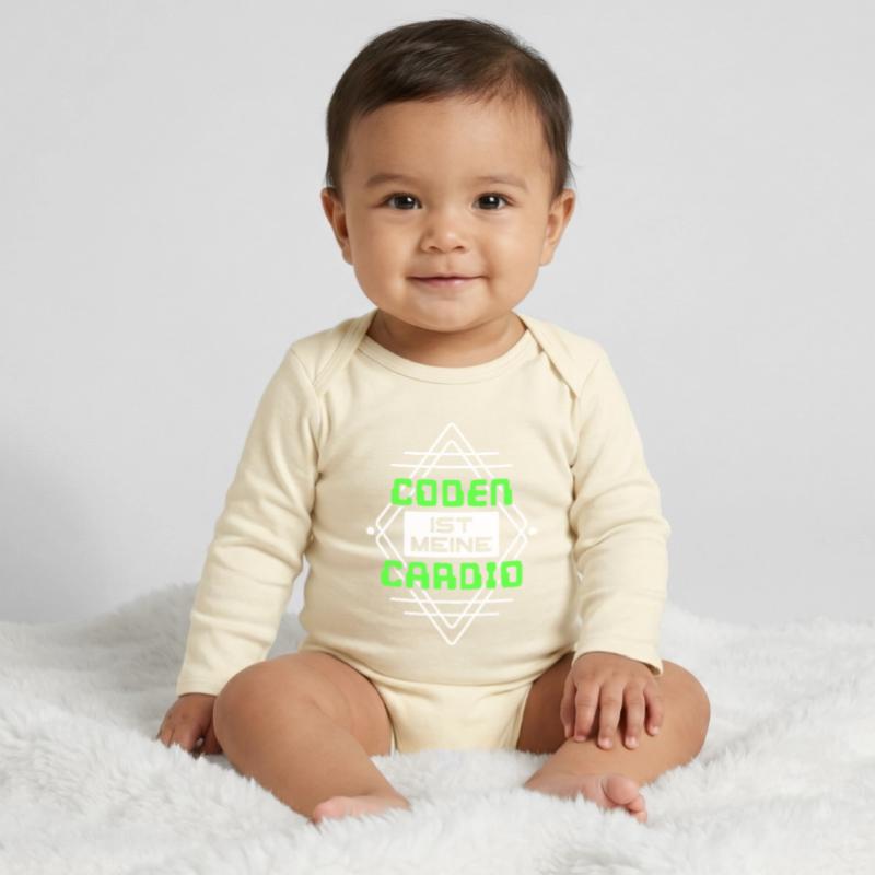 Déclaration de Coden Développeur Computerfreak Scripting Body bébé manches longues biologique