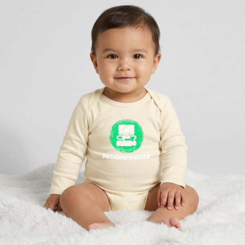 Computerfreak Skripting Developer Programmierer Baby Organic Langarmbody