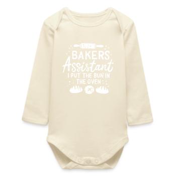 Bäckereifachverkäuferin - Baby Organic Langarmbody - Natur - Vorne
