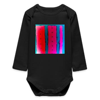 Coulis artistique - Body bébé manches longues biologique - noir - Devant