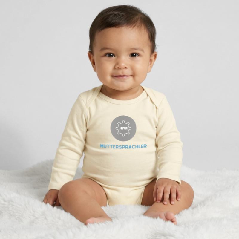 Native speaker: JavaScript Edition Baby Organic Long-Sleeved Bodysuit