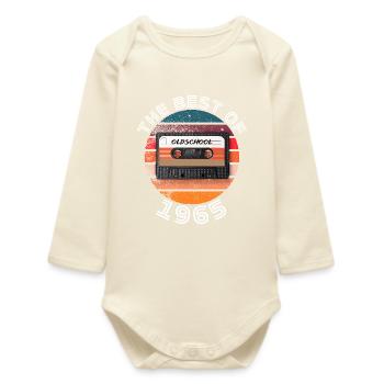 The best of 1965 - Baby Organic Long-Sleeved Bodysuit - soft Ecru - Front