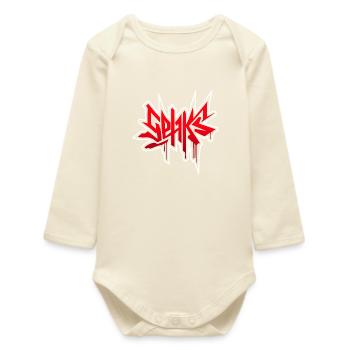 Sehks network - Baby Organic Long-Sleeved Bodysuit - soft Ecru - Front