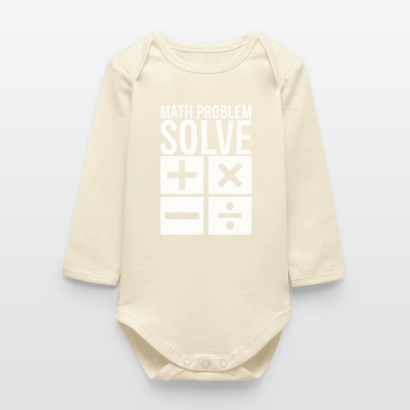 math problem solve Baby Organic Long-Sleeved Bodysuit