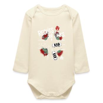 Rechts Vor Links gegen Anarchie auf der Straße - Baby Organic Langarmbody - Natur - Vorne