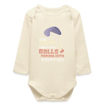 Le courage de voler - Body bébé manches longues biologique - écru doux - Devant
