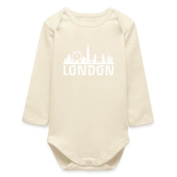 London Calling - Baby Organic Langarmbody - Natur - Vorne