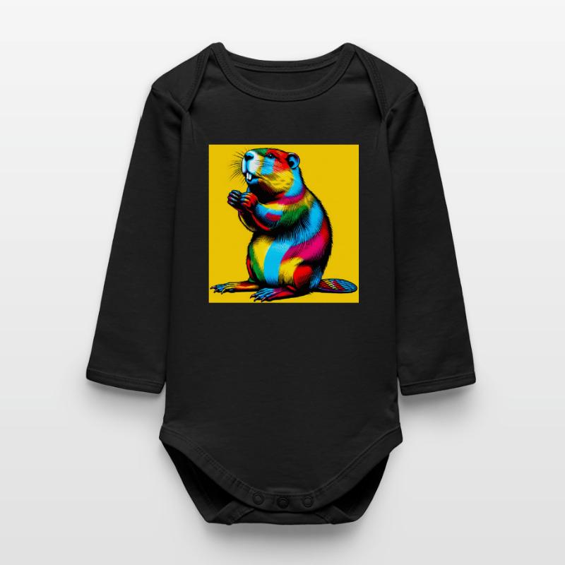 beaver Baby Organic Long-Sleeved Bodysuit