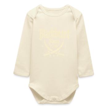 Blackbeard – Pirate Legend 1718 - Baby Organic Long-Sleeved Bodysuit - soft Ecru - Front