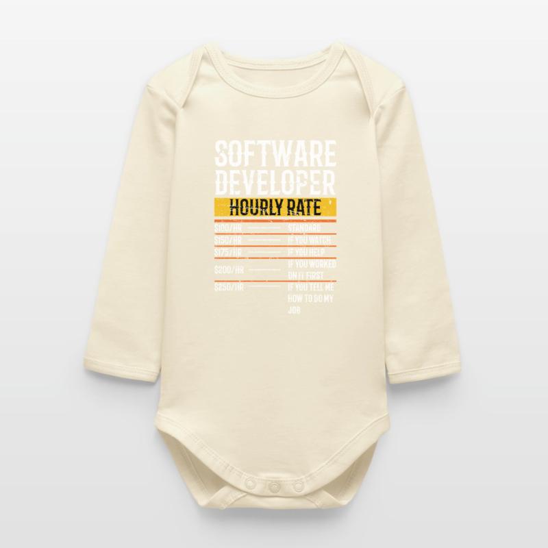 Software Developer Hourly Rate Software Developer Baby Organic Langarmbody