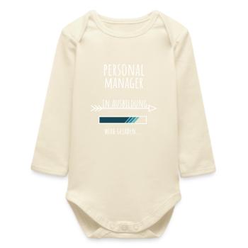 Etudes de Responsable des Ressources Humaines - Body bébé manches longues biologique - écru doux - Devant