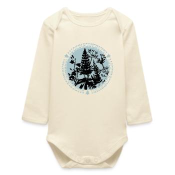 MADE IN SCANDINAVIA - Baby Organic Long-Sleeved Bodysuit - soft Ecru - Front