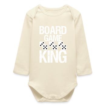 board game king - Baby Organic Langarmbody - Natur - Vorne