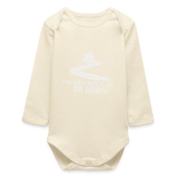 Aufwärtspfad: Der einzige Weg - Baby Organic Langarmbody - Natur - Vorne