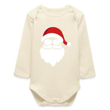 COOL SANTA - Baby Organic Langarmbody - Natur - Vorne