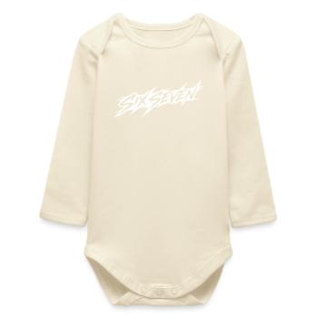 six seven - Baby Organic Long-Sleeved Bodysuit - soft Ecru - Front