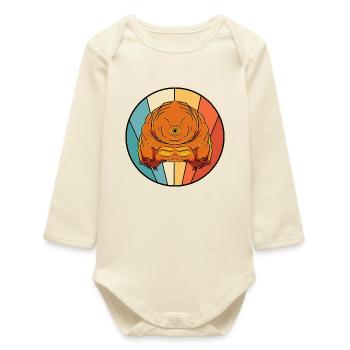 Tardigrade - Baby Organic Long-Sleeved Bodysuit - soft Ecru - Front
