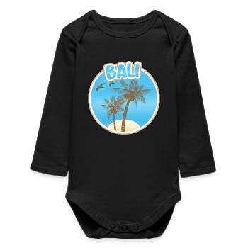 Cadeau pour Bali - Body bébé manches longues biologique - noir - Devant