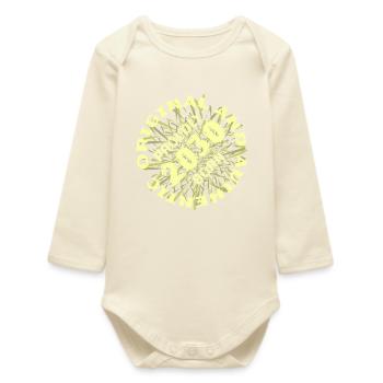 2030 - Baby Organic Long-Sleeved Bodysuit - soft Ecru - Front