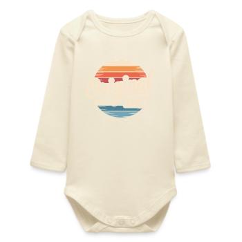 Jahrgang 1987 Vintage Geburtstag Geschenk 1987  - Baby Organic Langarmbody - Natur - Vorne
