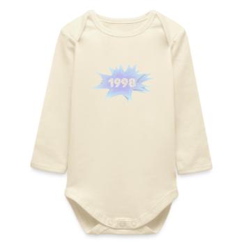 1998 - Baby Organic Long-Sleeved Bodysuit - soft Ecru - Front