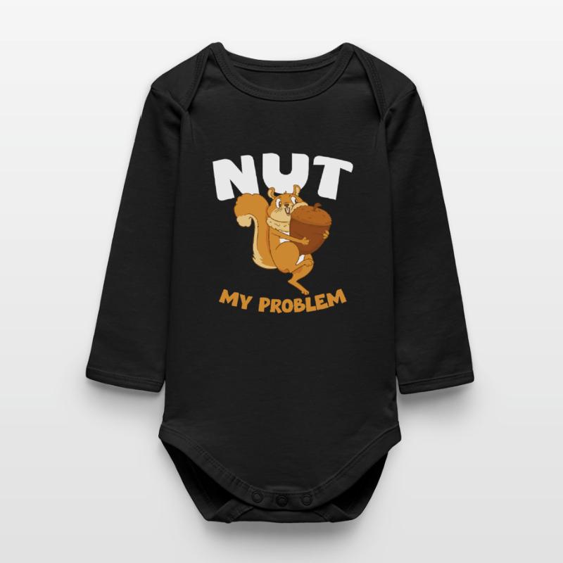 NUT MY PROBLEM Eichhörnchen Baby Organic Langarmbody