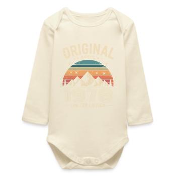 Februar 1978 – Legende der Gipfel und Berge - Baby Organic Langarmbody - Natur - Vorne