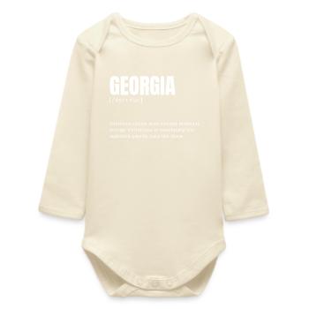Georgia Charme Geschäftsdynamik - Baby Organic Langarmbody - Natur - Vorne